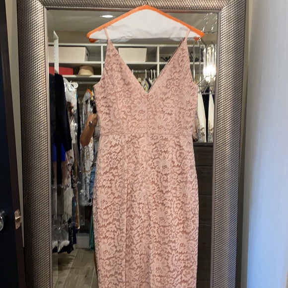 Eliza J pink lace with silver threads - Picture 4 of 4